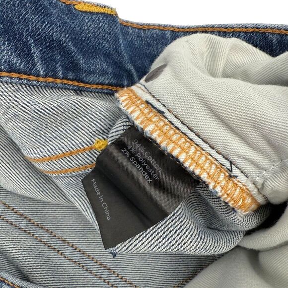 Flint and Tinder Huckberry Everyday Stretch Denim Jeans Slim Medium Blue 34x34 - Picture 7 of 10